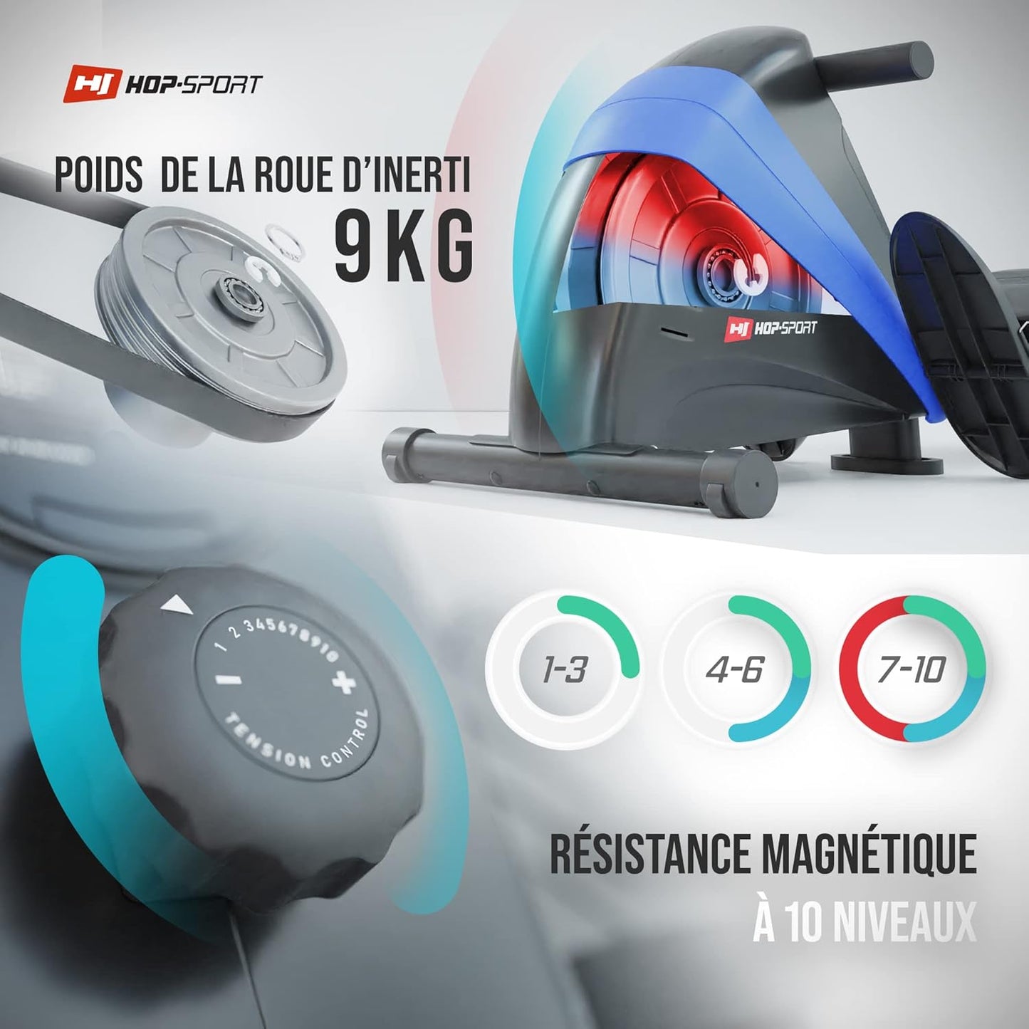 Rameur Hop-Sport HS-030R Boost
