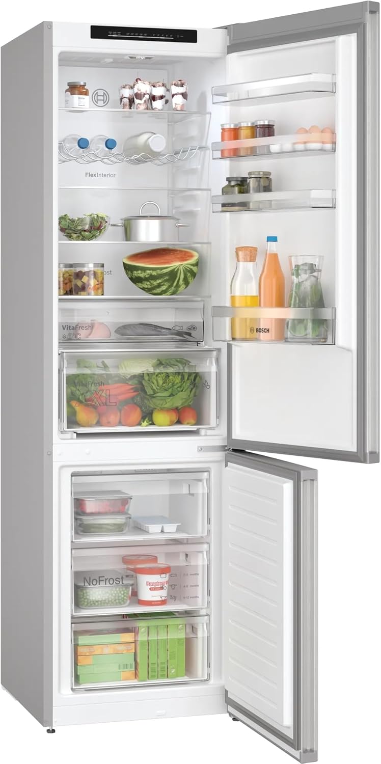 Bosch Kgn392lbf SERIE 4 réfrigérateur-congélateur autoportante 363 L B acier inoxydable