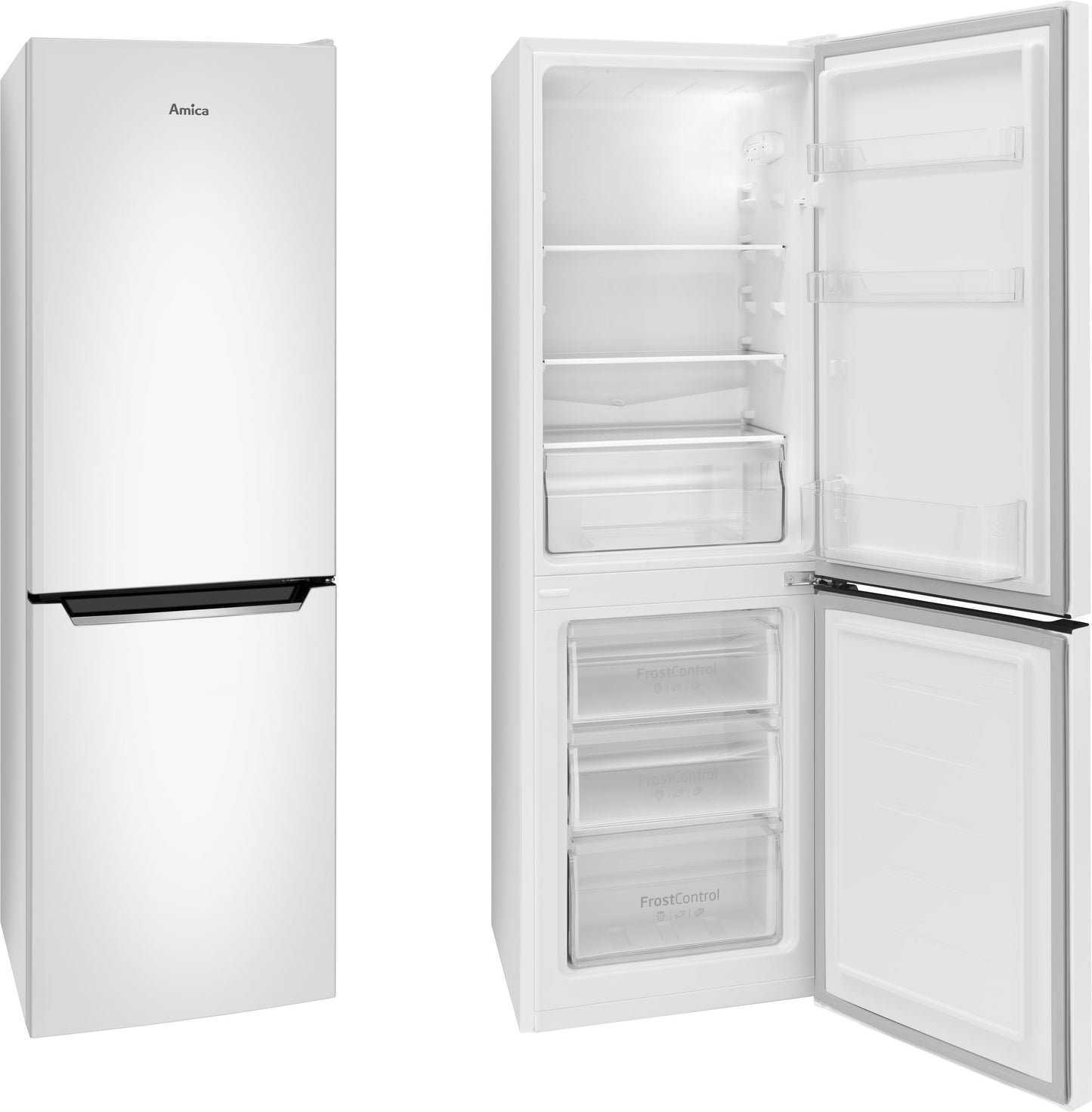 Amica KGCL 384 155-1 W Réfrigérateur pose libre avec congélateur